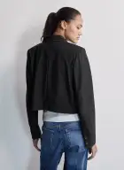 ACTIVE CROPPED BLAZER(Black,XXS)