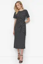 SHORT SLEEVE TIE FRONT