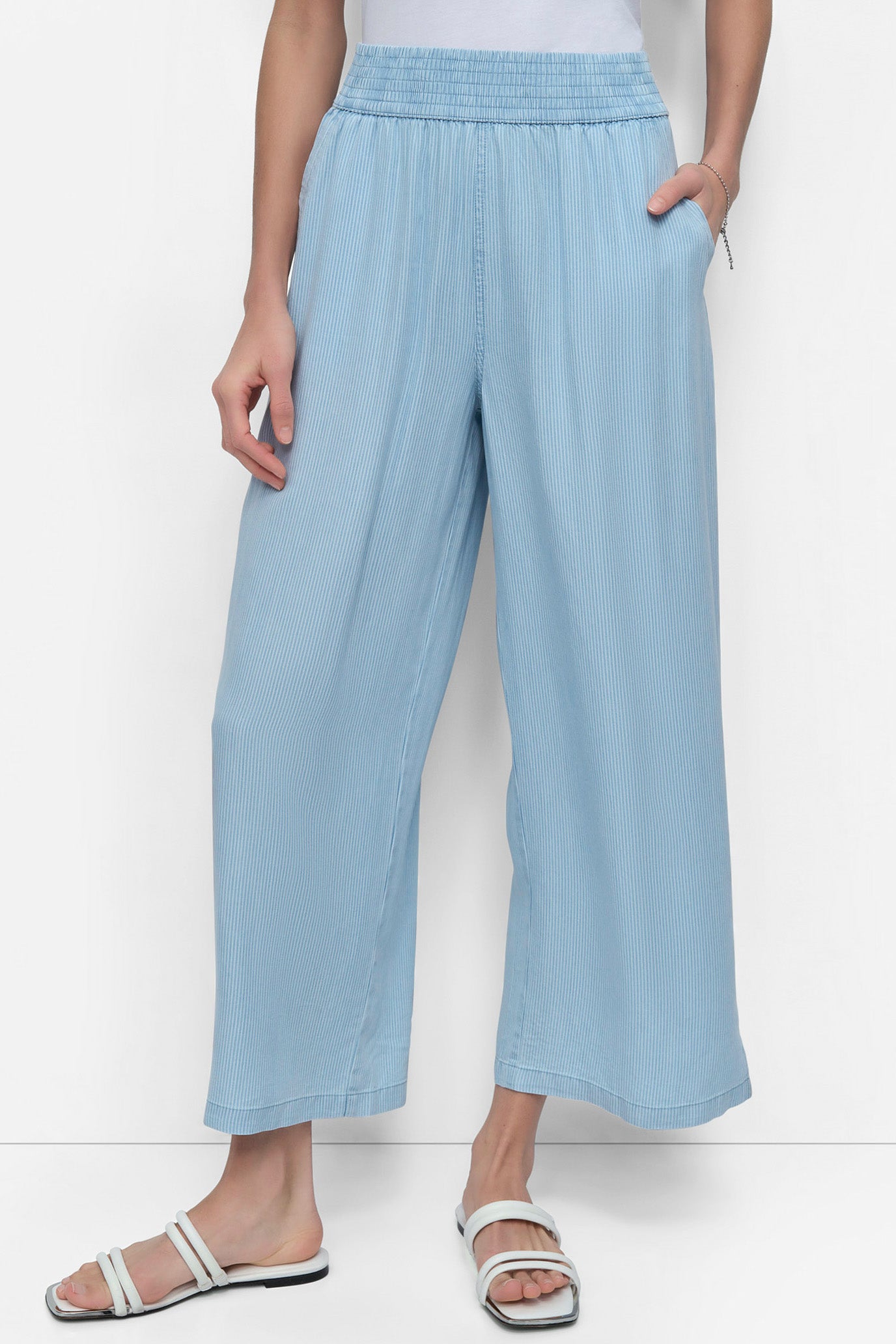 WIDE LEG ANKLE PANT