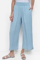 WIDE LEG ANKLE PANT