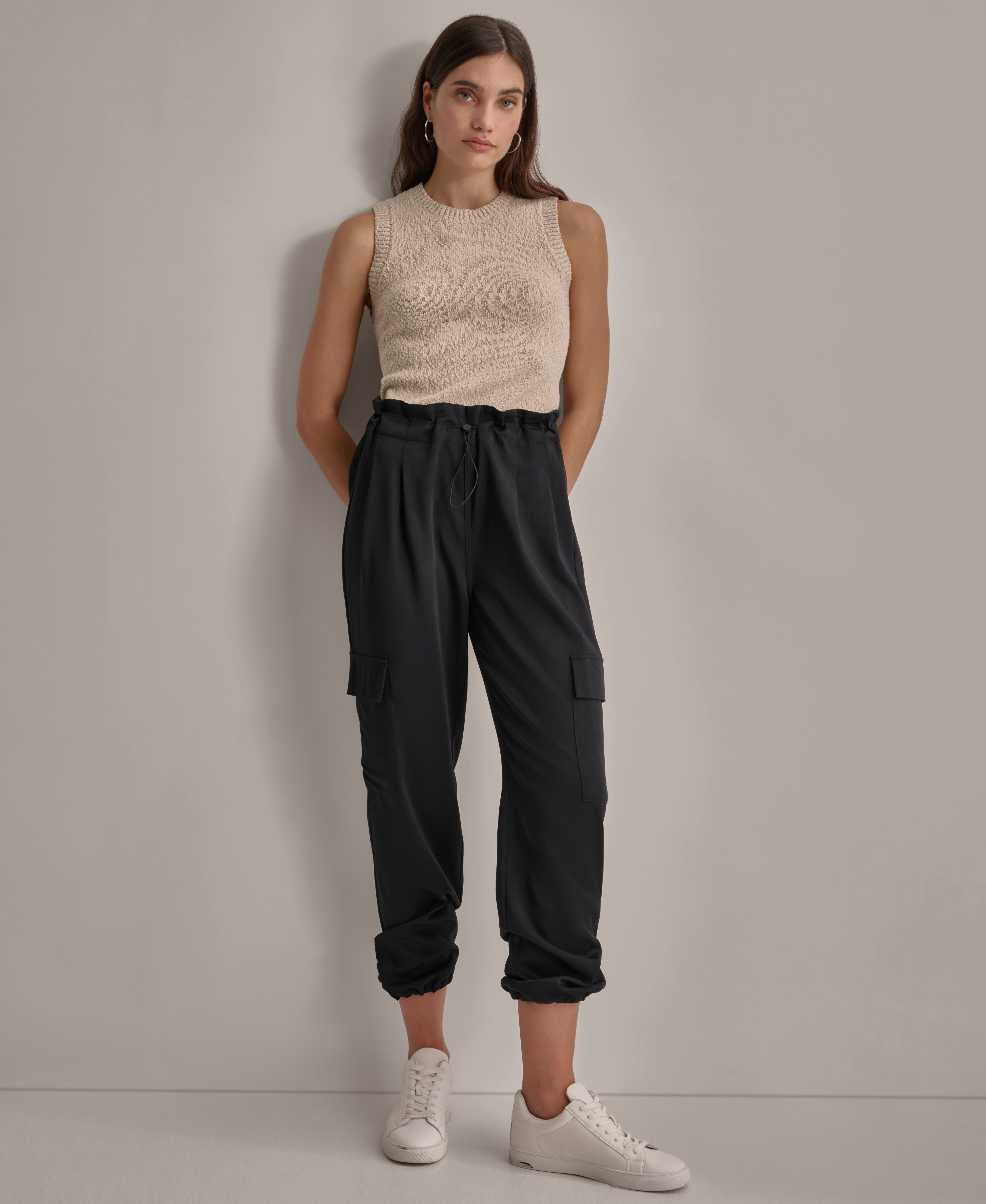 HIGH WAIST SOFT CARGO PANT