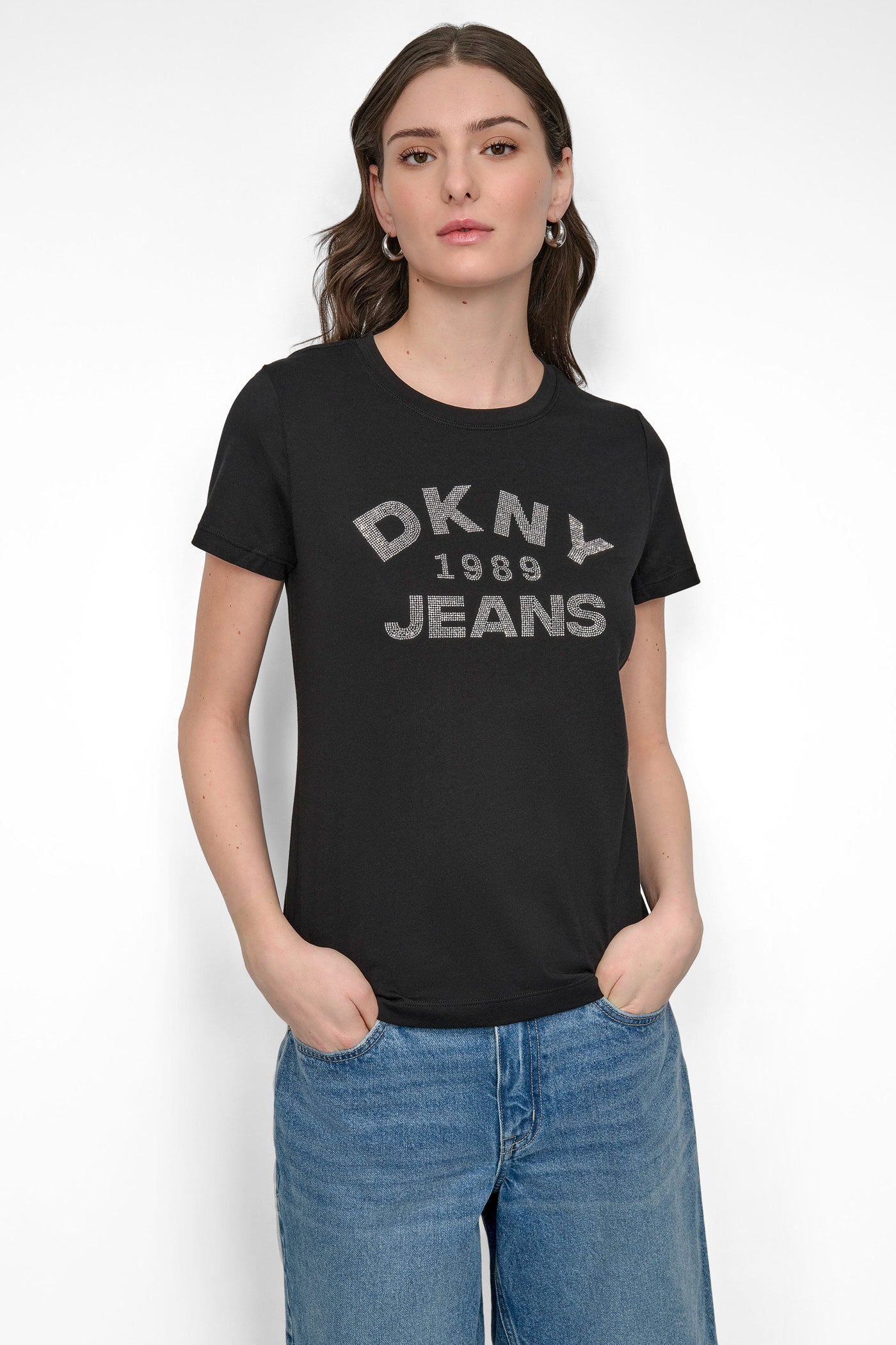 RHINESTONE LOGO TEE