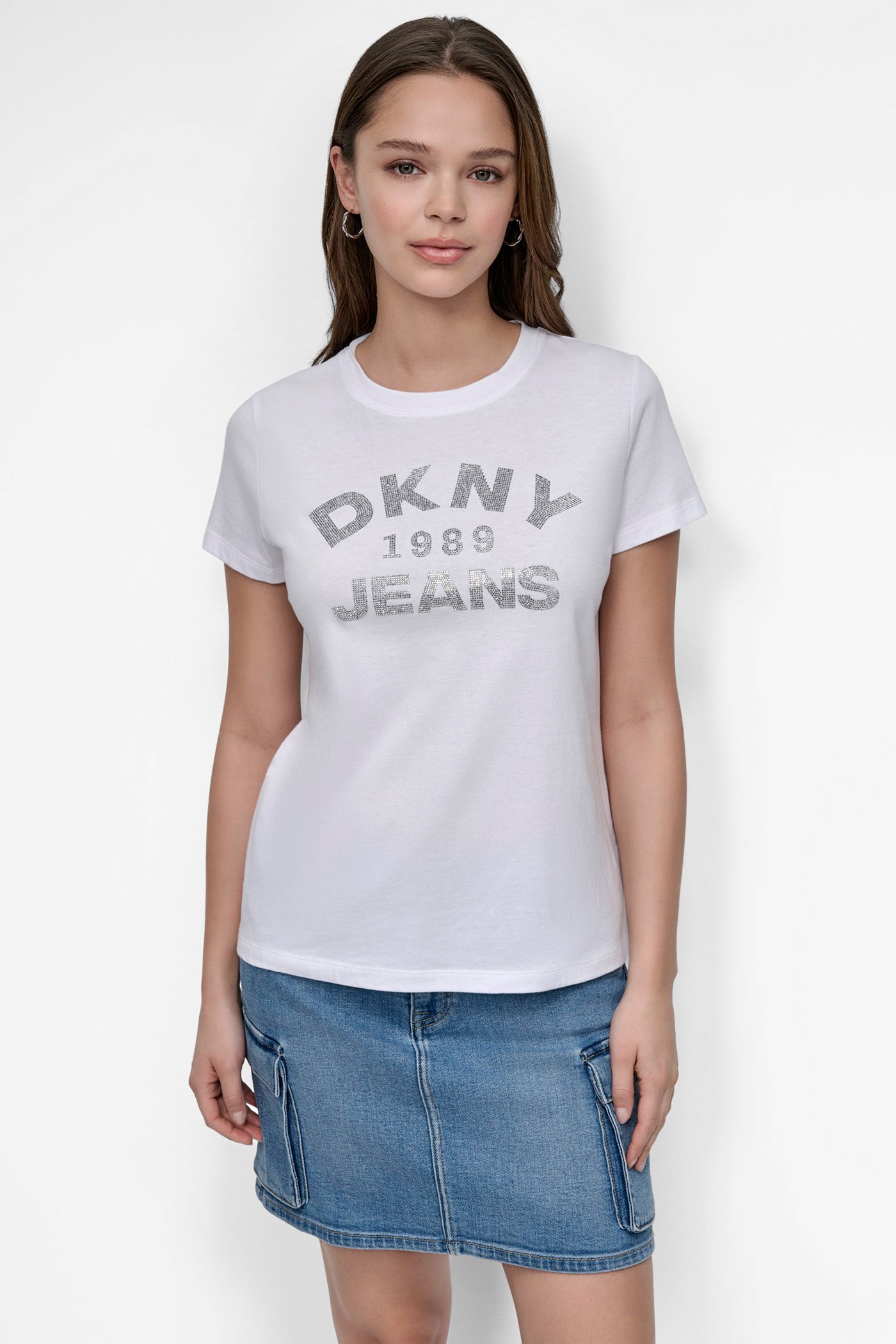 RHINESTONE LOGO TEE