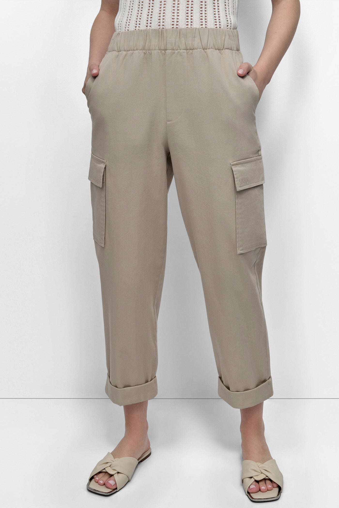 HIGH RISE PULL ON CARGO JOGGER