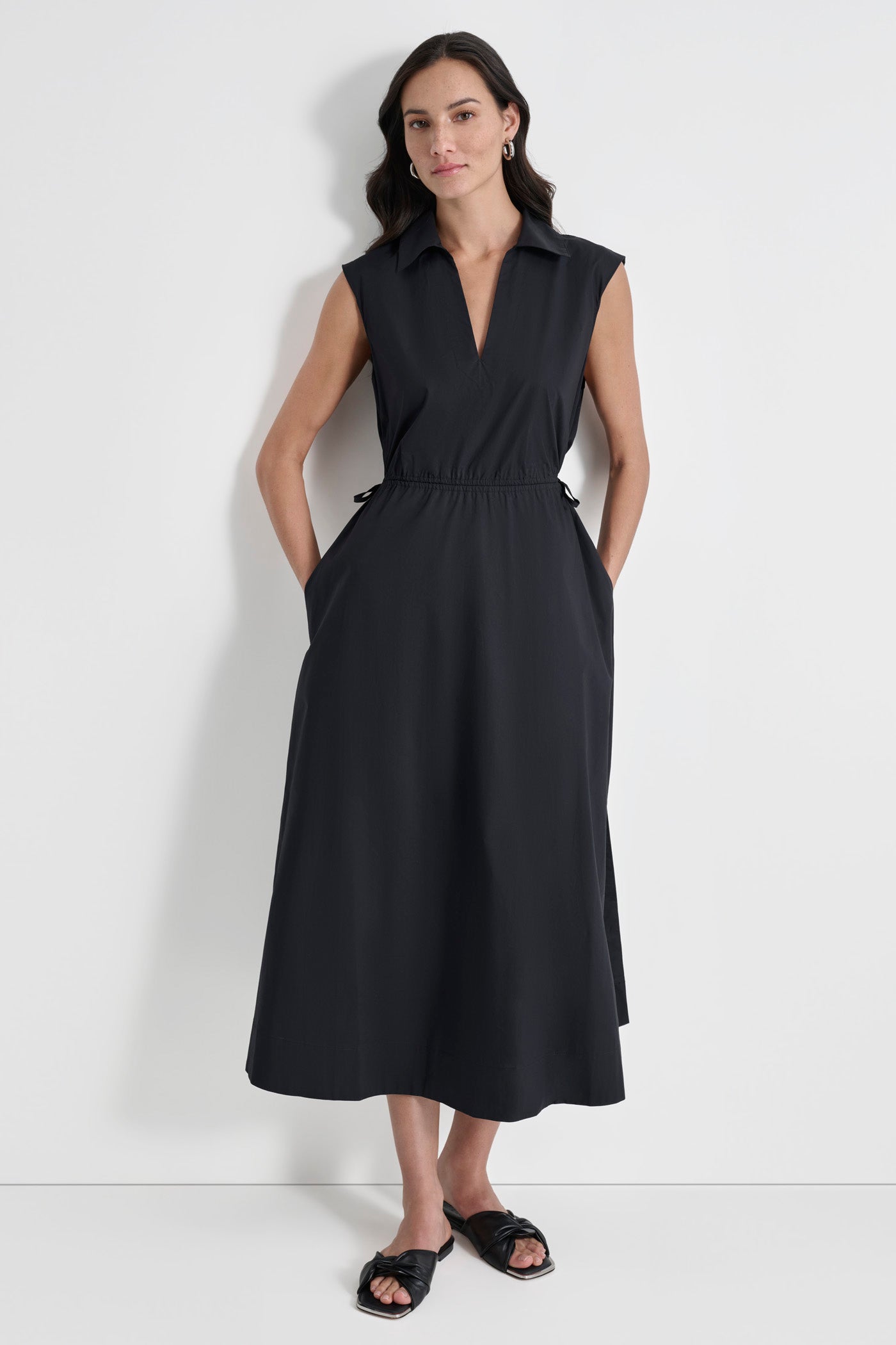 MIDI CUT OUT BACK DRESS