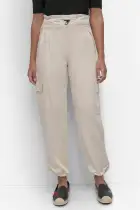 SOFT CARGO PANT WITH BUNGEE WAIST