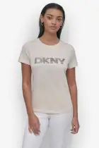 SEQUIN LOGO CREW NECK TEE