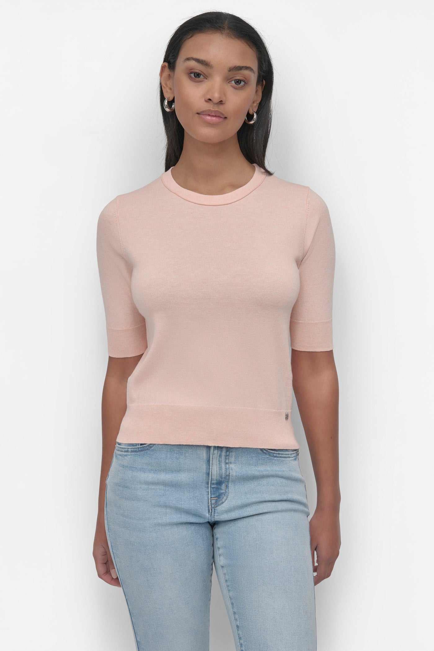 ELBOW SLEEVE CREW NECK