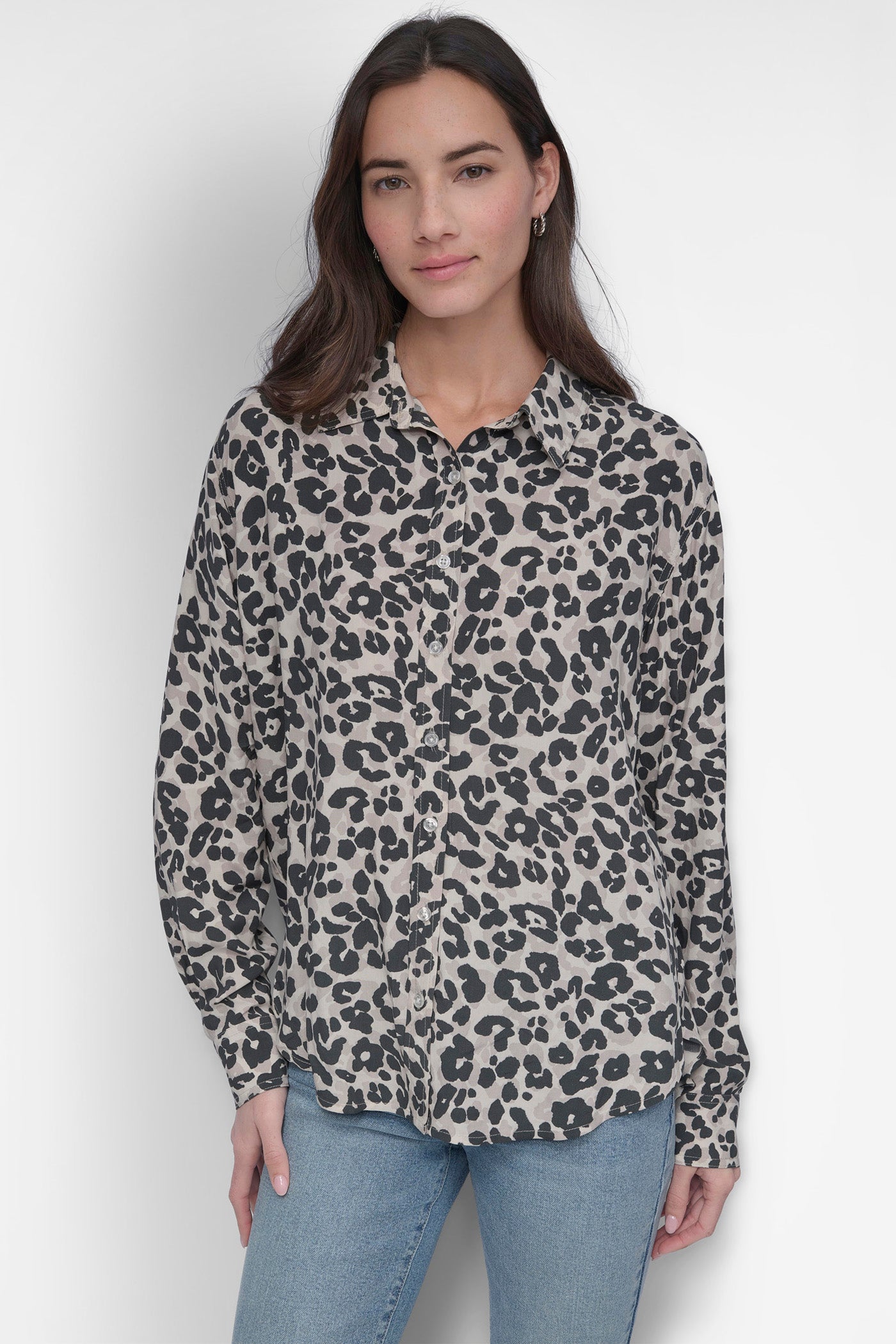 LONG SLEEVE BUTTON FRONT SHIRT