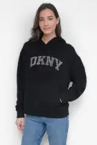 DKNY ARCHED DOME STUD SWEATSHIRT