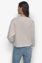 89 MULTI COLOR RHINESTONE LOGO LONG SLEEVE TEE(EGGNOGG/MINERAL BLUE,XXS)