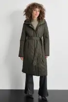 Long Quilted Trench