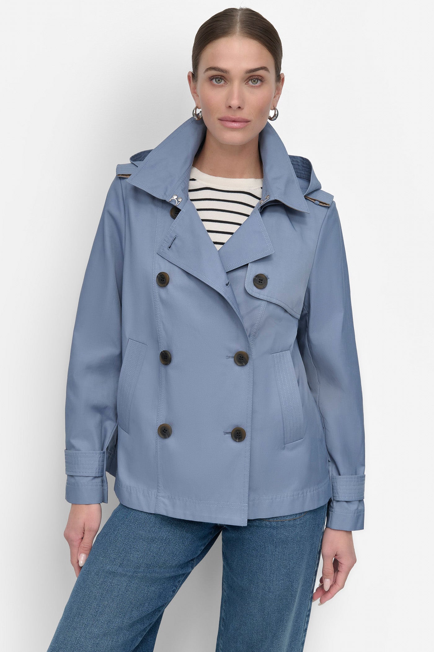 SHORT TRENCH COAT
