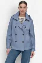 SHORT TRENCH COAT