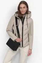 MIXED MEDIA LIGHT WEIGHT PUFFER