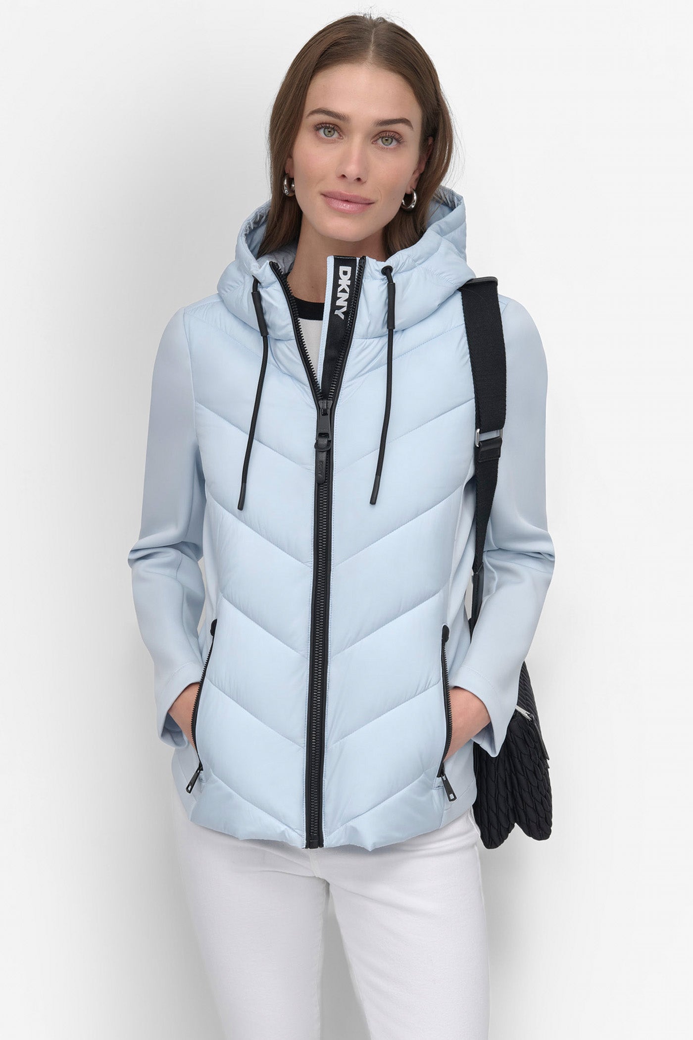 MIXED MEDIA LIGHT WEIGHT PUFFER
