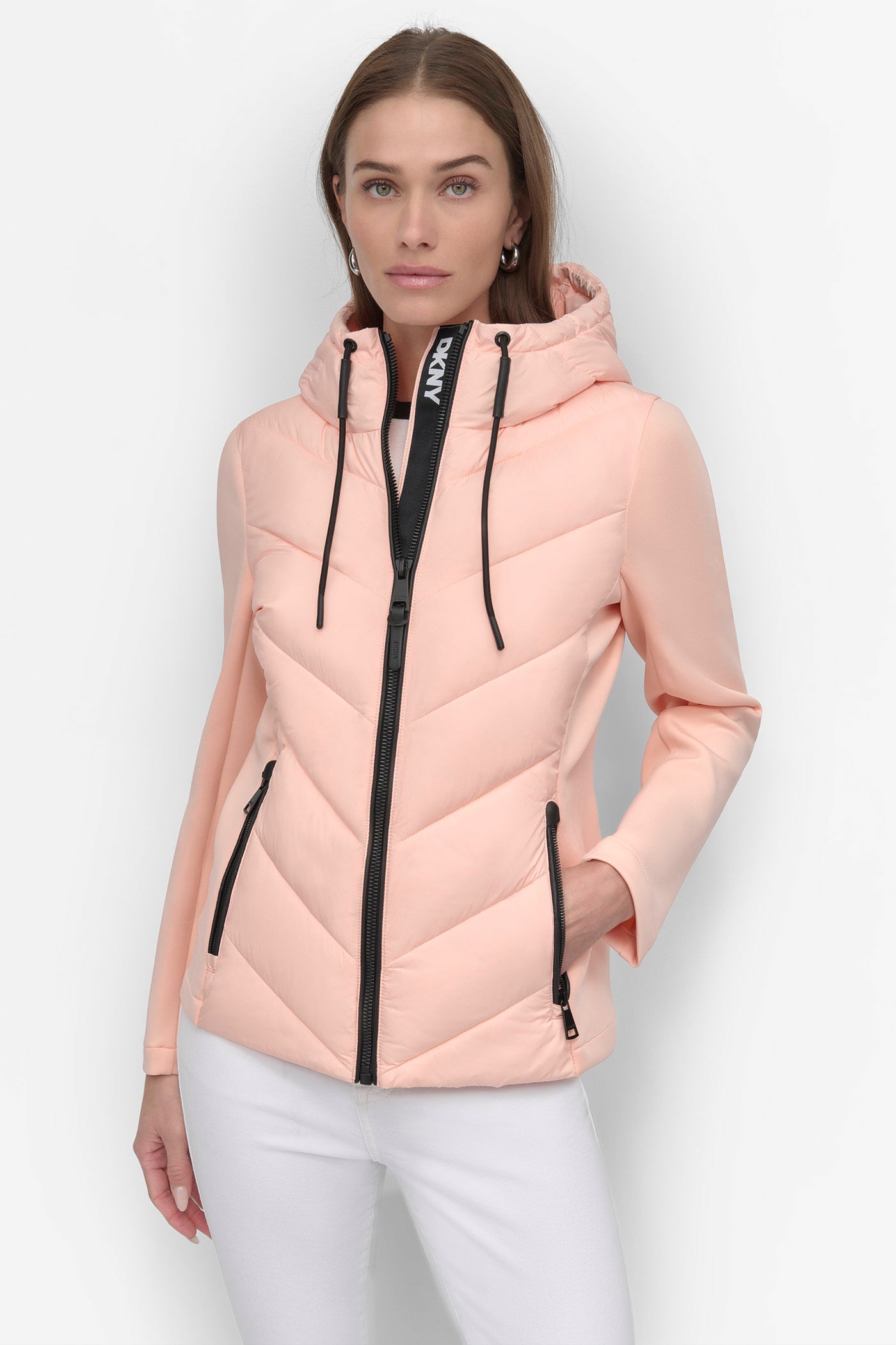 MIXED MEDIA LIGHT WEIGHT PUFFER