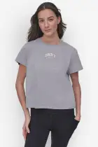 DISTRESSED VARSITY LOGO MEET & GREET TEE