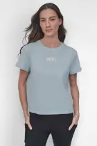 DISTRESSED VARSITY LOGO MEET & GREET TEE