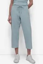 LOGO CROP PANT WITH POCKETS