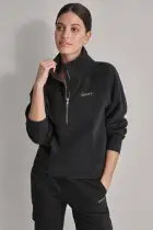 MINI STUD LOGO HALF ZIP PULLOVER