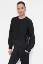 TECH OTTOMAN CREW NECK PULLOVER