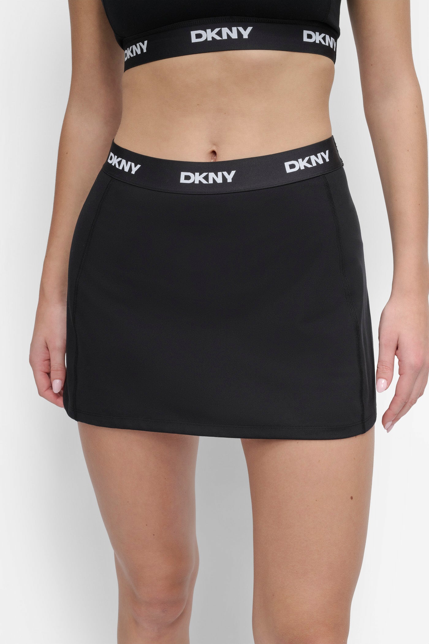 LOGO ELASTIC BALANCE COMPRESSION SKORT