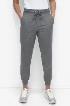 SPACEDYE HIGH WAIST SLIM FIT JOGGER WITH POCKETS