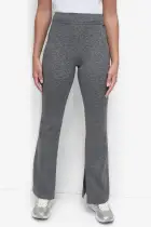SPACEDYE FLARE PANT WITH VENT