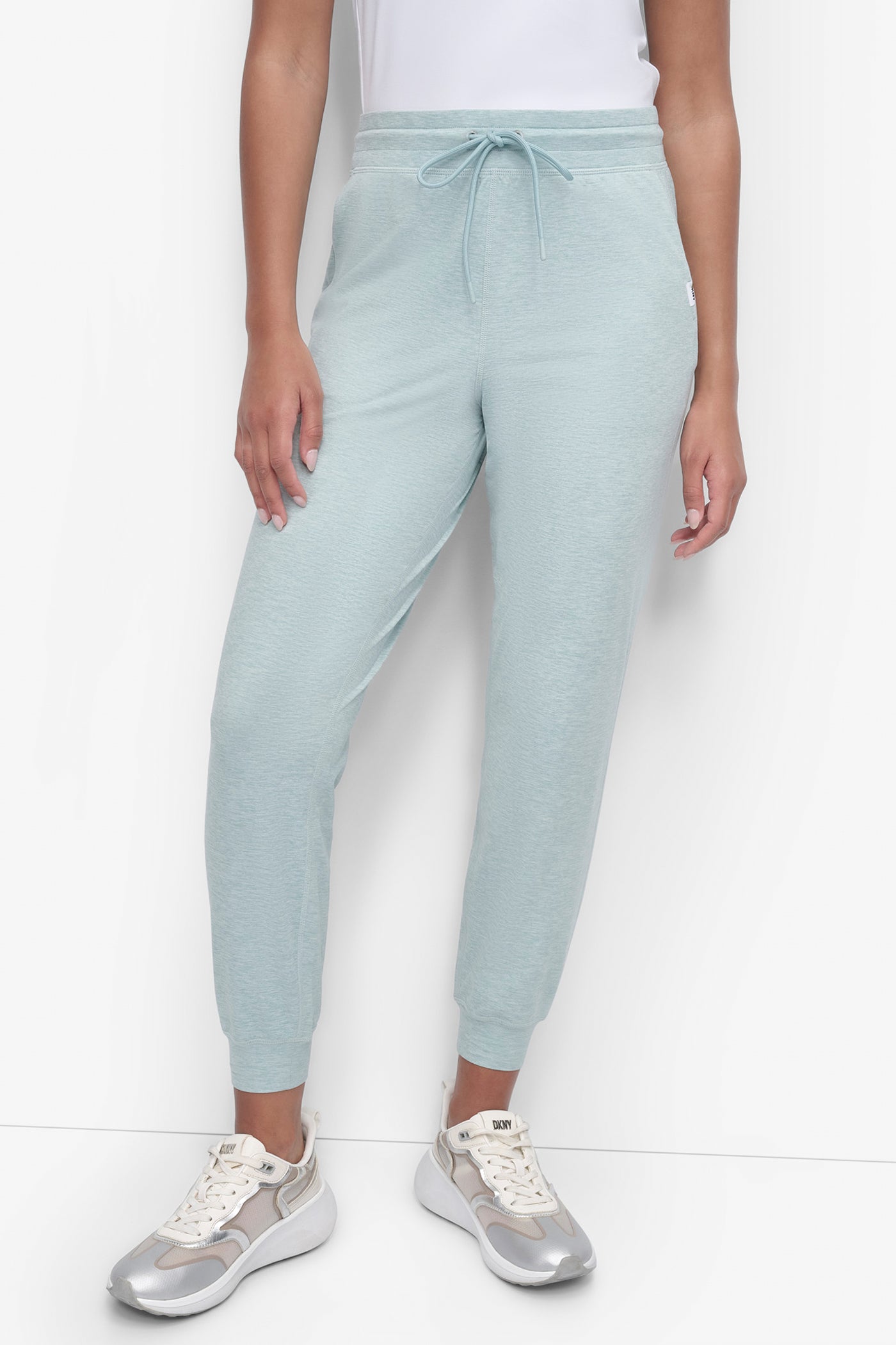 SPACEDYE HIGH WAIST SLIM FIT JOGGER WITH POCKETS