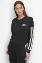 DISTRESSED VARSITY LOGO TEE WITH TRACK