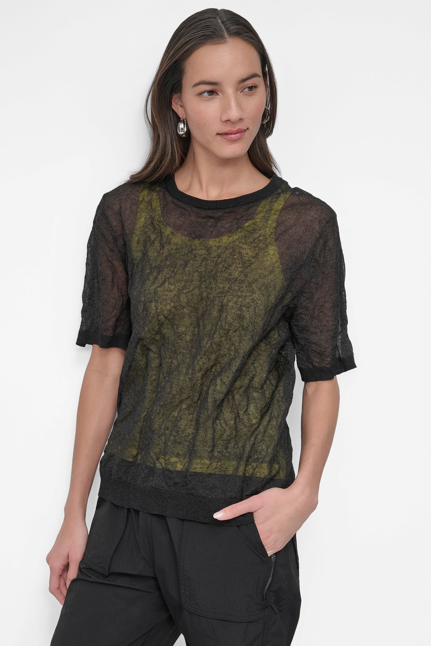 DOUBLE LAYER TANK TEE