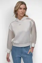 CROPPED LOGO HOODIE