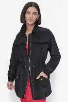 LONG SLEEVE TEXTURED ANARAK JACKET