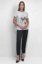 CHRYSLER CONVERSATIONAL TEE(White,XXS)