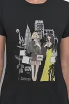 CHRYSLER CONVERSATIONAL TEE(Black,XXS)