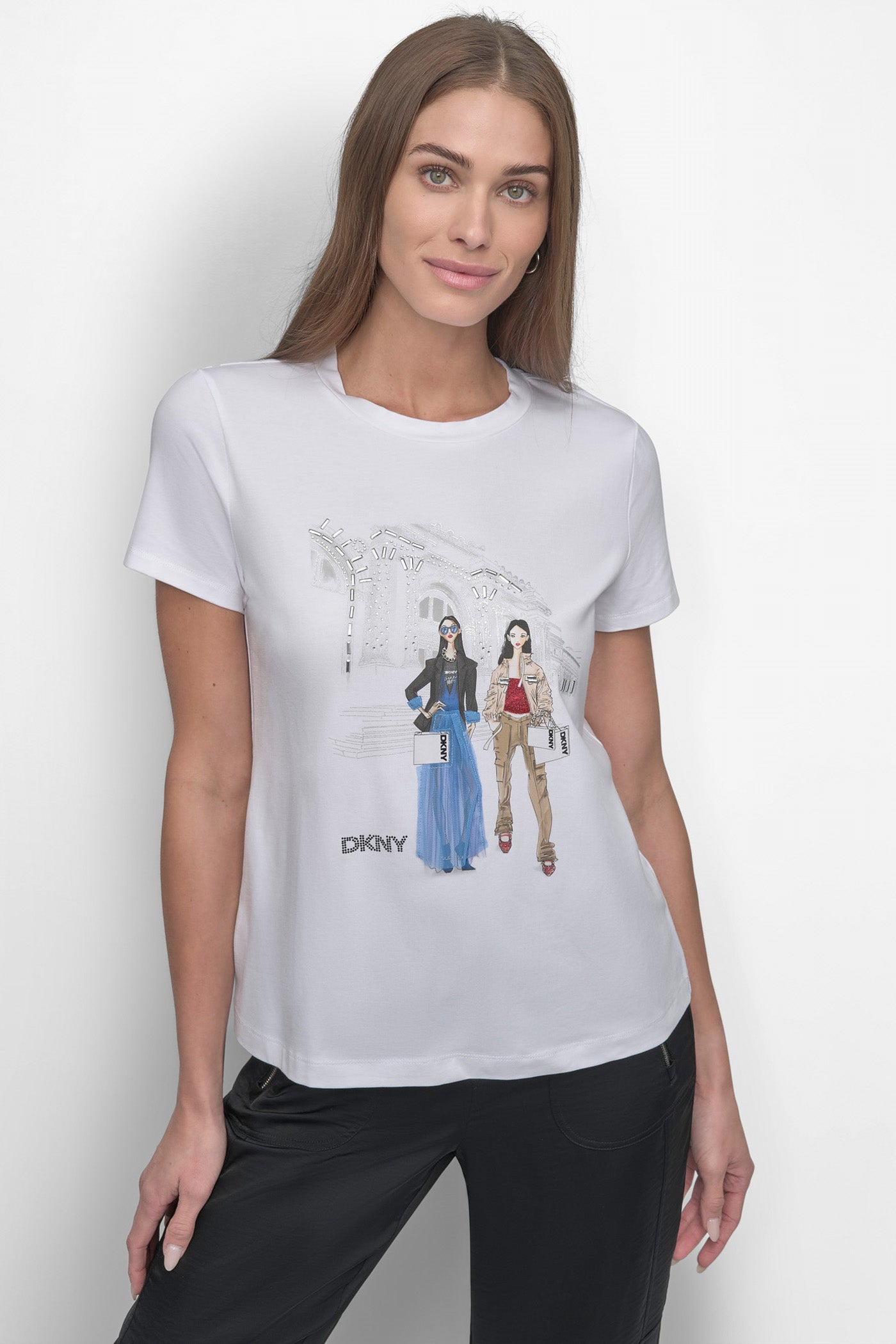 MET STAIRS CONVERSATIONAL TEE