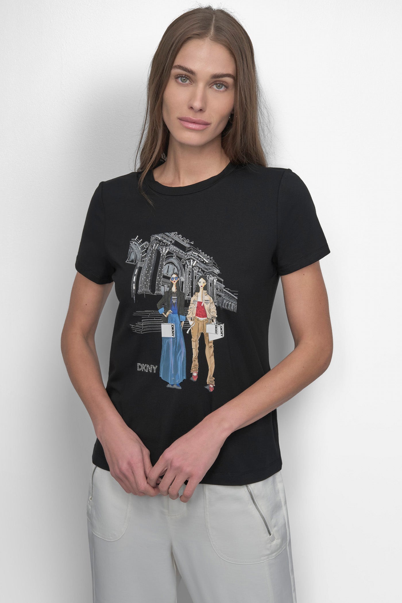 MET STAIRS CONVERSATIONAL TEE