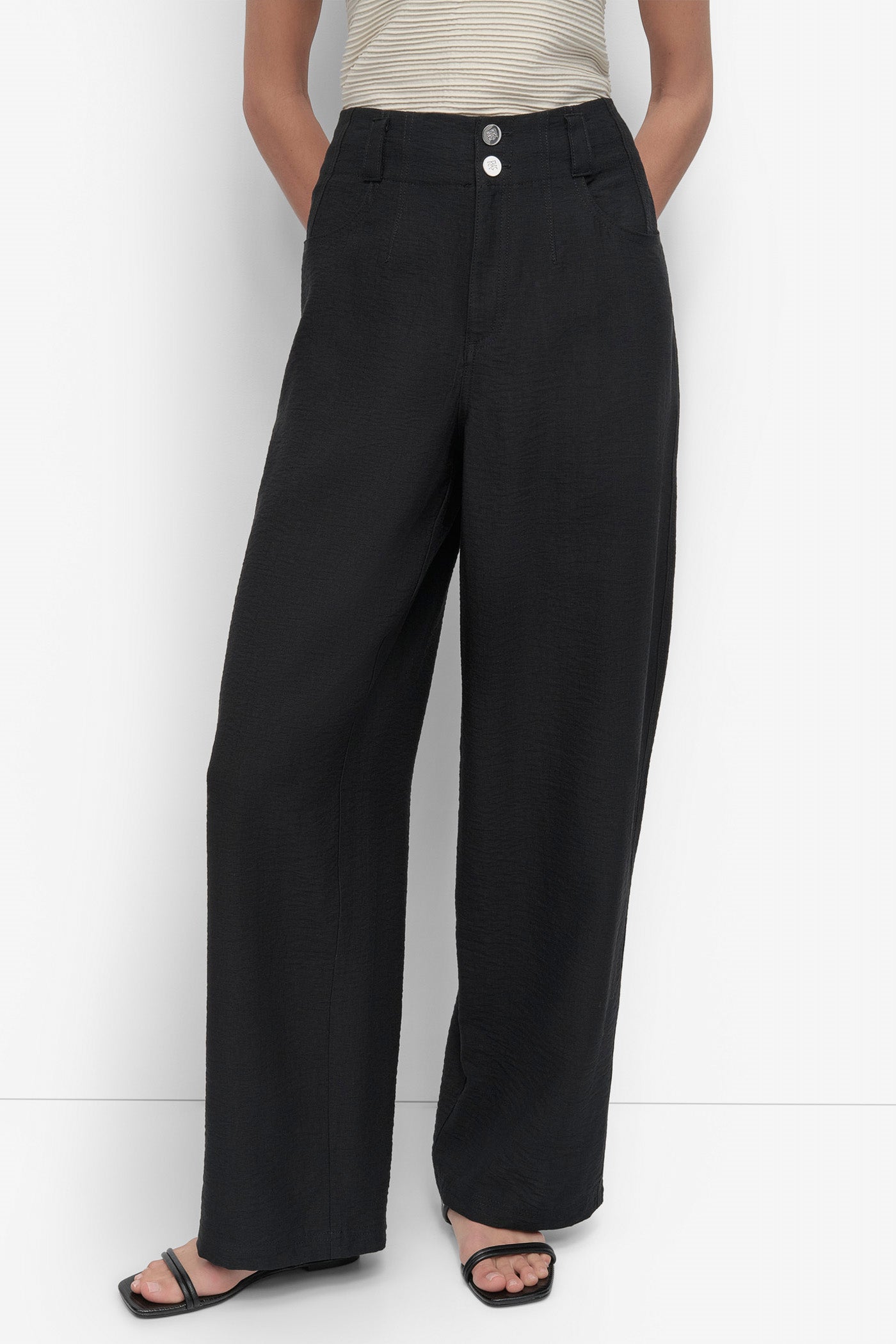 CRINKLE DRESSING PANT