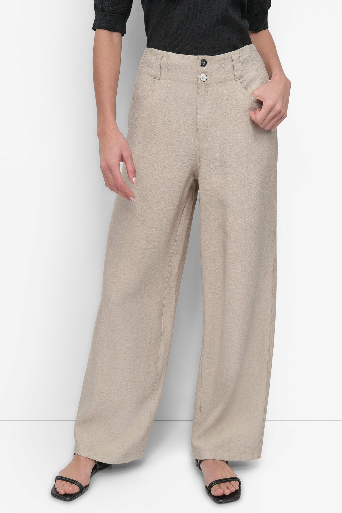 CRINKLE DRESSING TROUSER